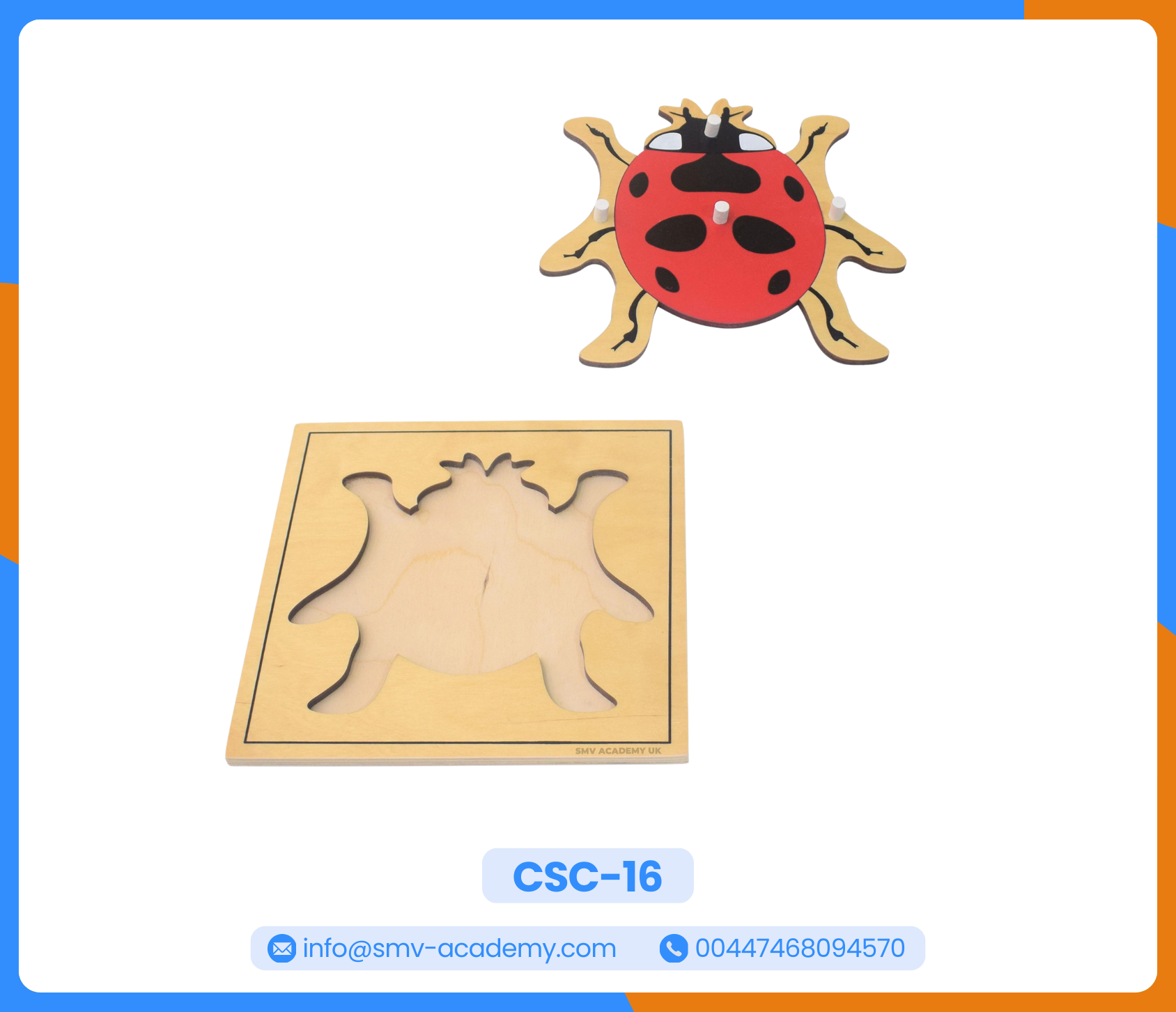 بازل أجزاء الدعسوقة - Parts of a Ladybug Puzzle